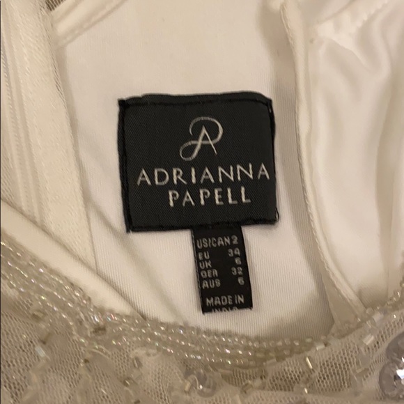 Adriana Papell White Dress - Picture 7 of 8